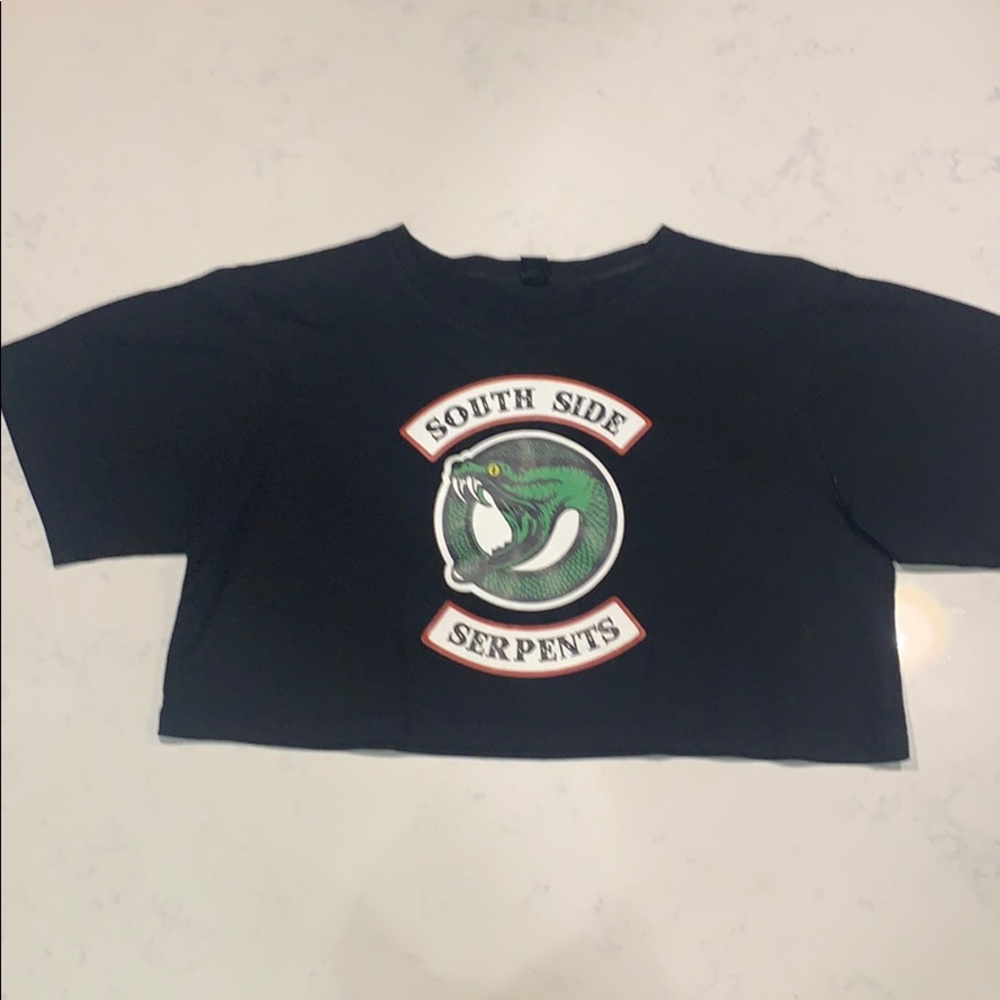 Riverdale inspired black crop top